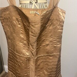Max Studio Special Edition. Size (12) silk dress w/Sheer straps